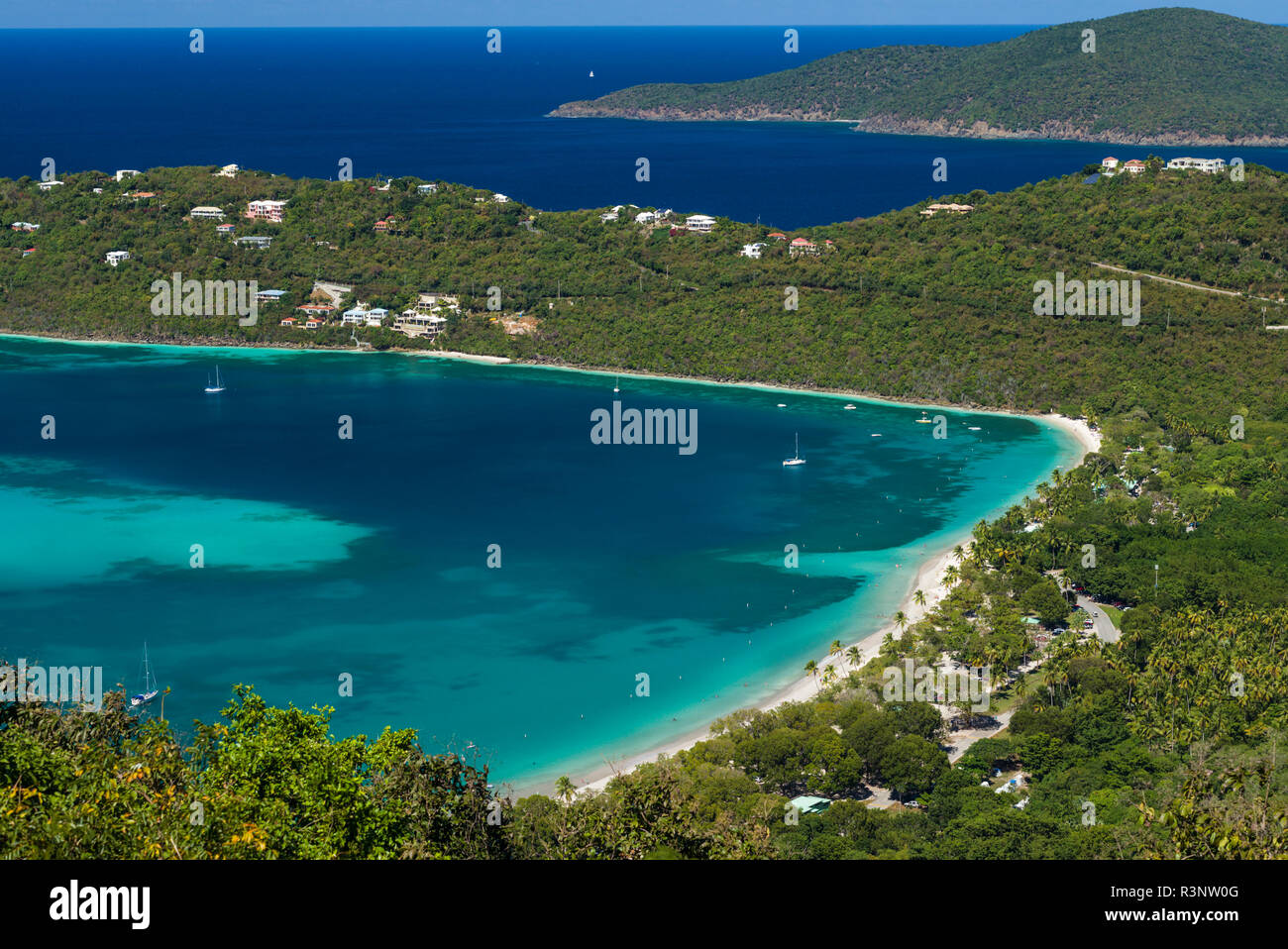 Les îles Vierges, Saint Thomas. Magens Bay Banque D'Images