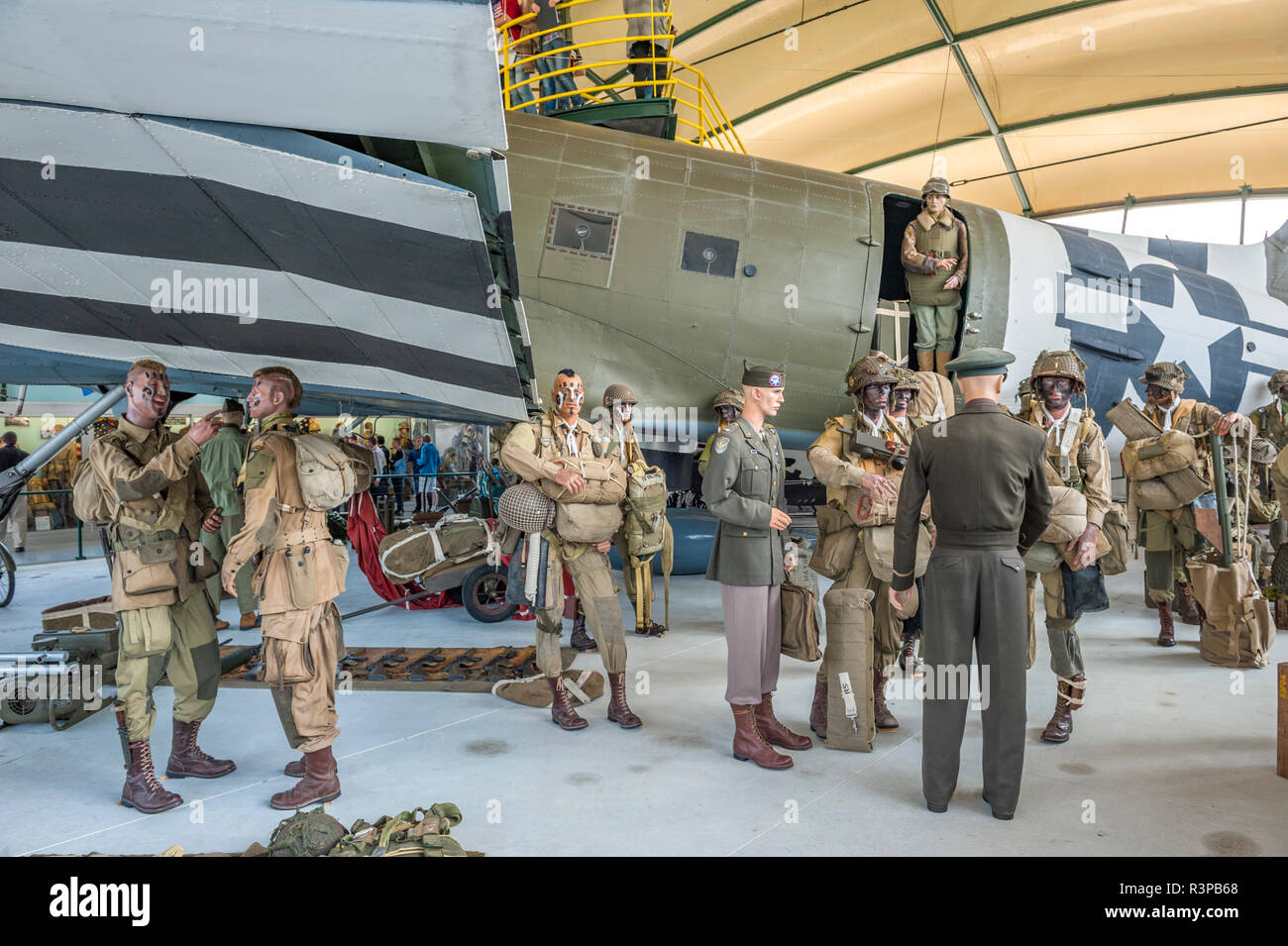 Musée Airborne, SainteMèreEglise, Normandie, France Photo Stock Alamy