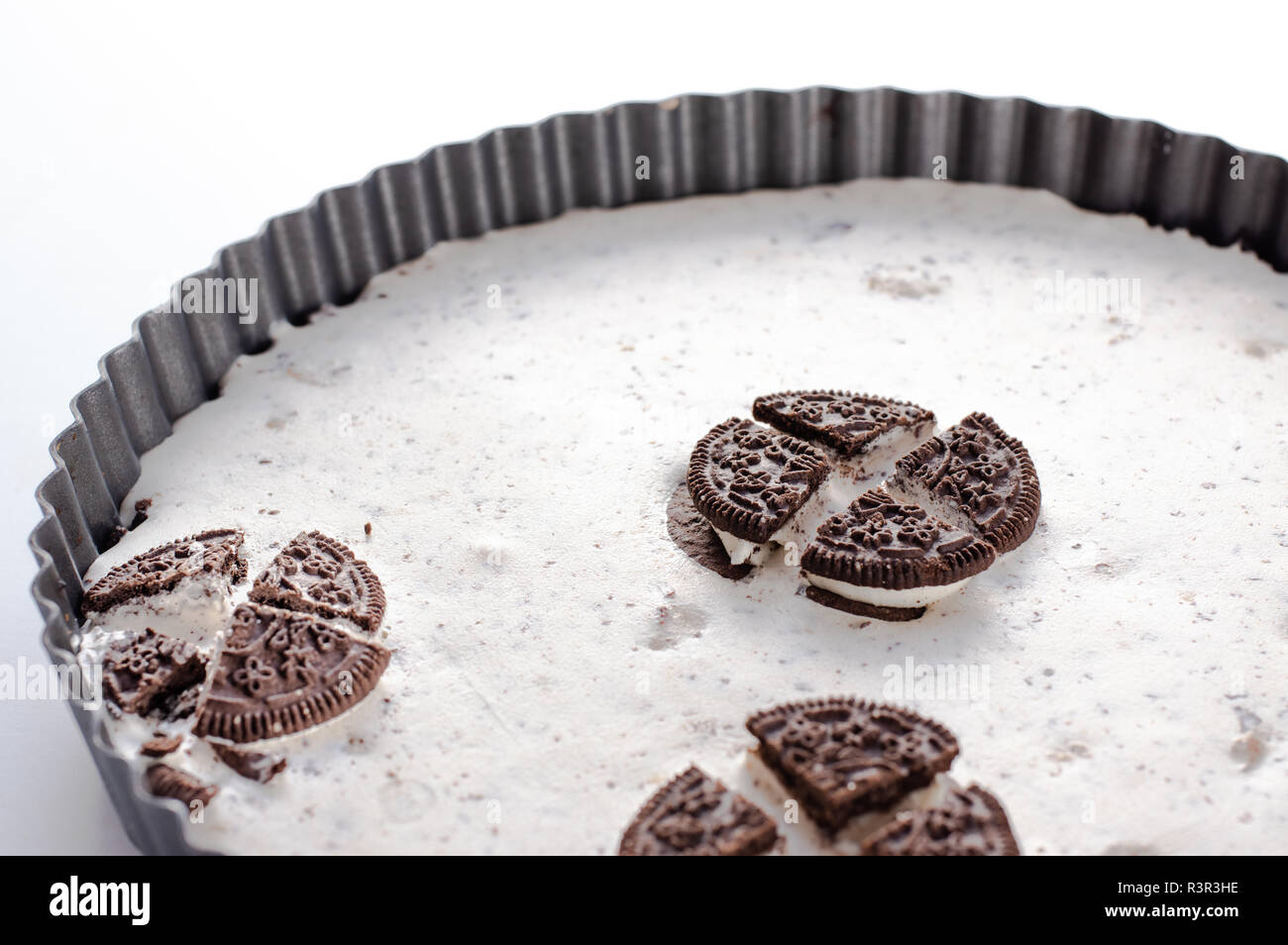 Gateau A La Creme Glace Oreo Photo Stock Alamy