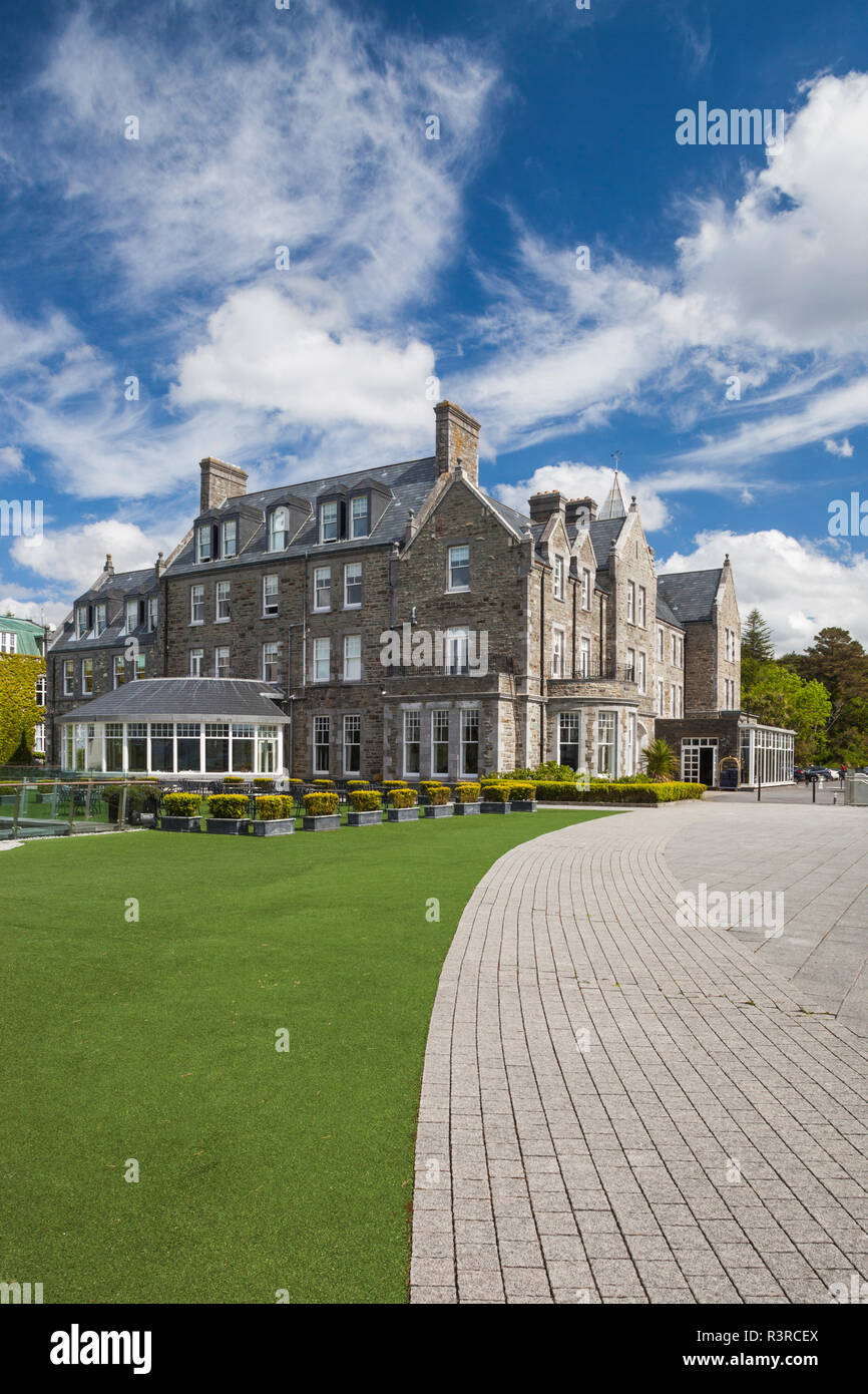 L'Irlande, le comté de Kerry, l'Anneau du Kerry, Parknasilla, Parknasilla Resort and Spa, extérieur Banque D'Images