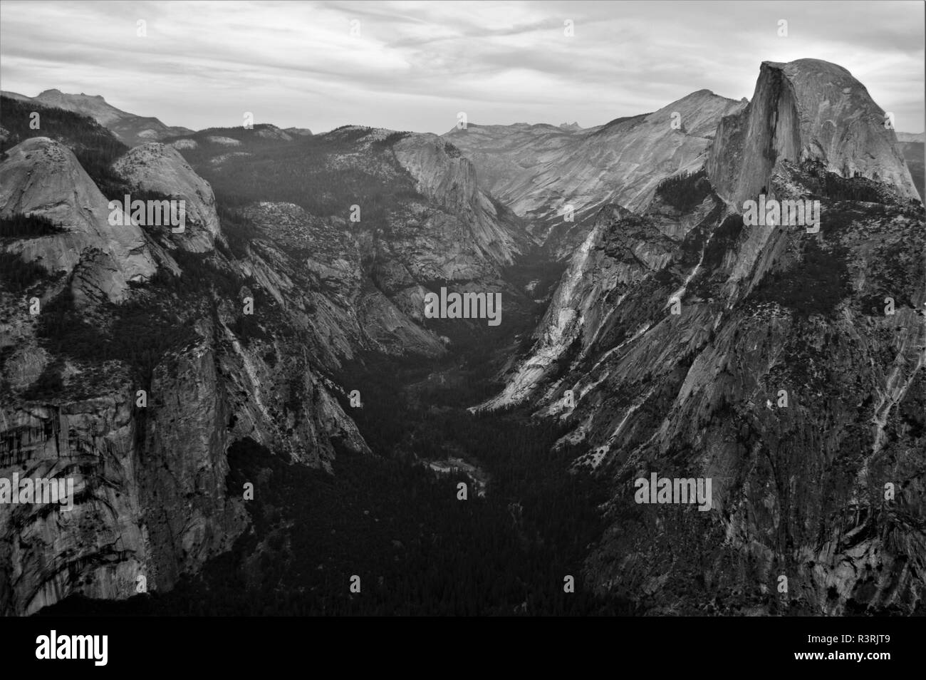 La vallée d’Yosemite Banque D'Images