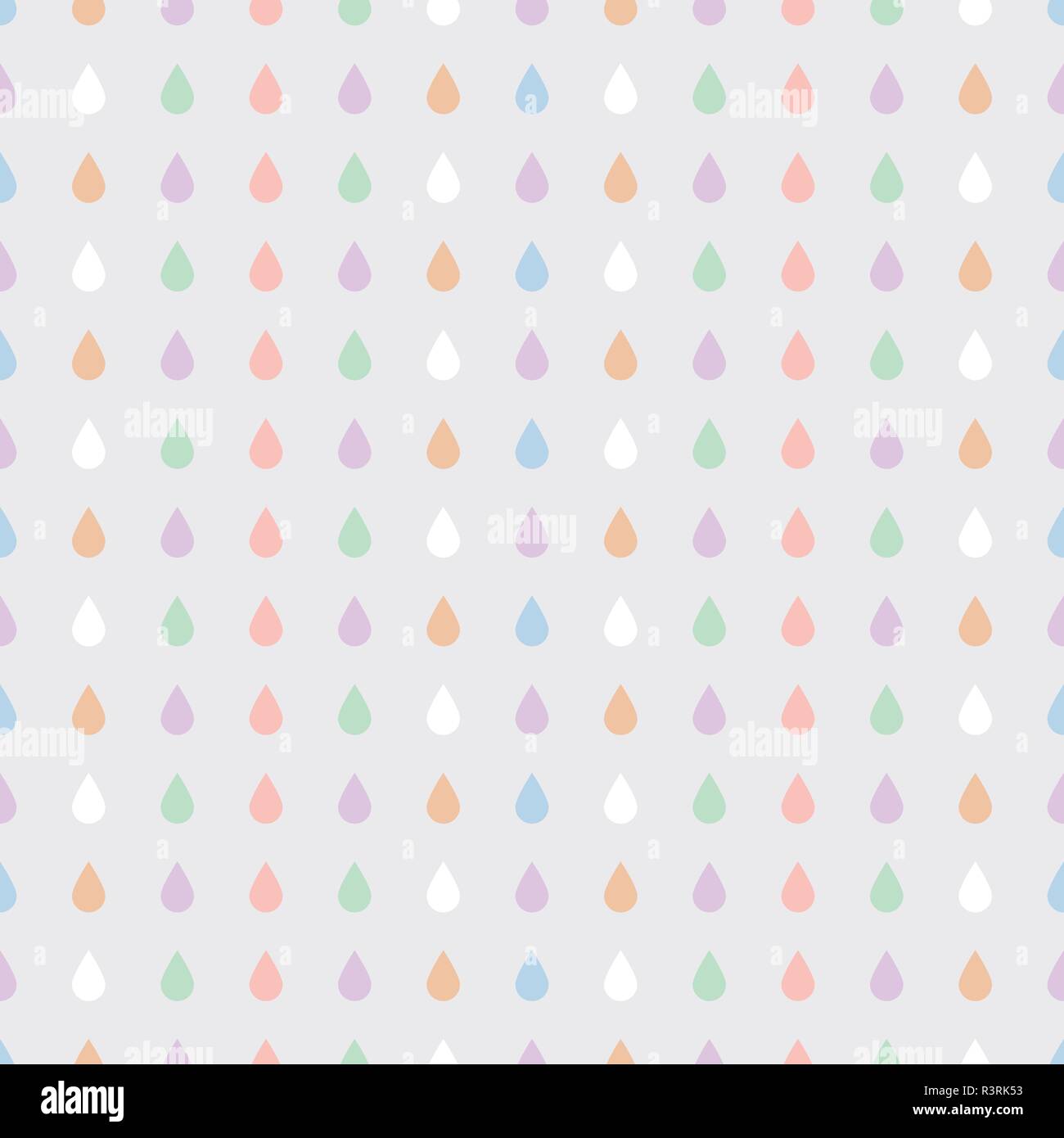 Vecteur d'automne modèle transparent avec des gouttes de couleurs pastelles. Illustration de Vecteur
