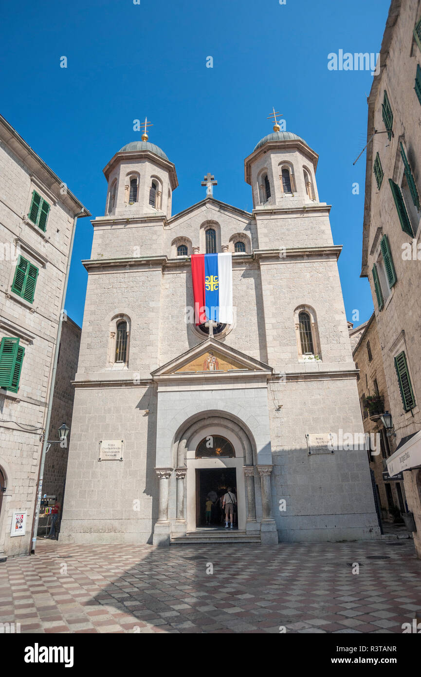 Église Saint Nicolas, Vieille Ville, Kotor, Monténégro Banque D'Images