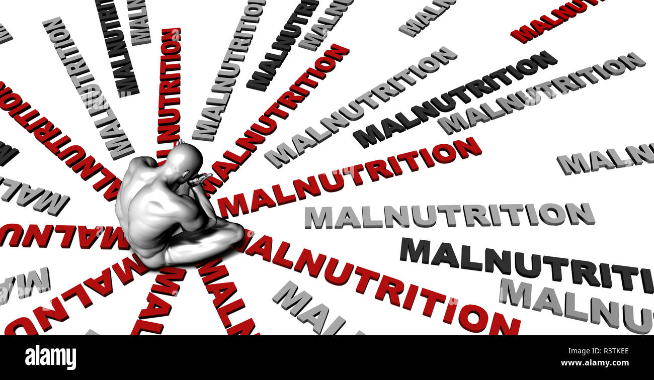 Malnutrition Banque D'Images