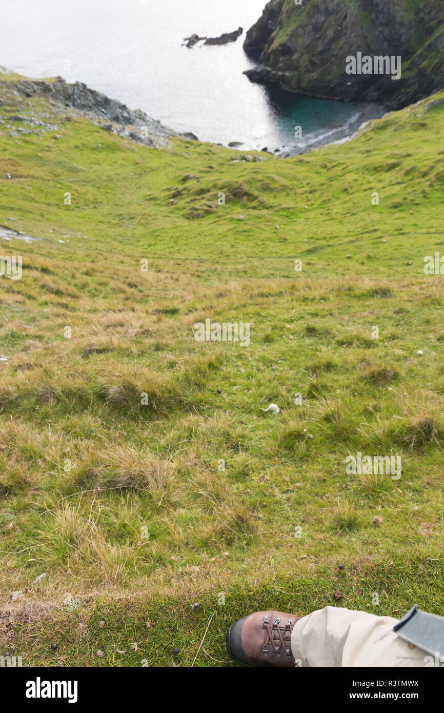 Paysage de Fethaland, Mainland, Shetland, UK Banque D'Images
