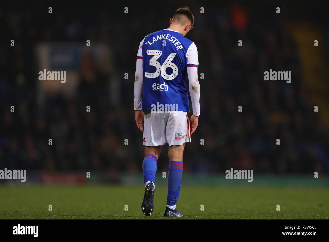 Jack Lankester d'Ipswich Town - Ipswich Town v West Bromwich Albion, Sky Bet Championship, Portman Road, Ipswich - 23 novembre 2018 Banque D'Images