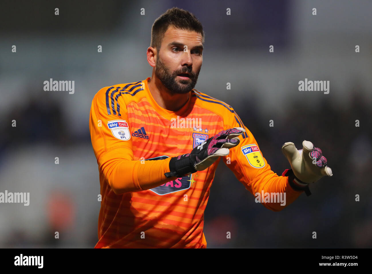 Bartosz Bialkowski d'Ipswich Town - Ipswich Town v West Bromwich Albion, Sky Bet Championship, Portman Road, Ipswich - 23 novembre 2018 Banque D'Images