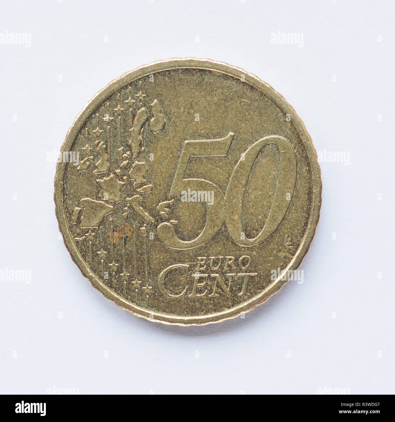 Pièce de 50 cents Banque D'Images