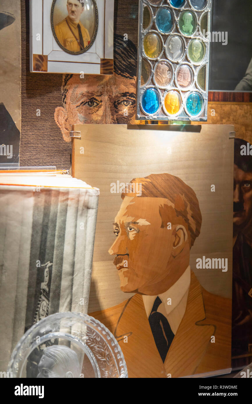 Centre de documentation des artefacts en Hitler Parti nazi Motifs Rallye Musée, Nuremberg, Bavière, Allemagne Banque D'Images