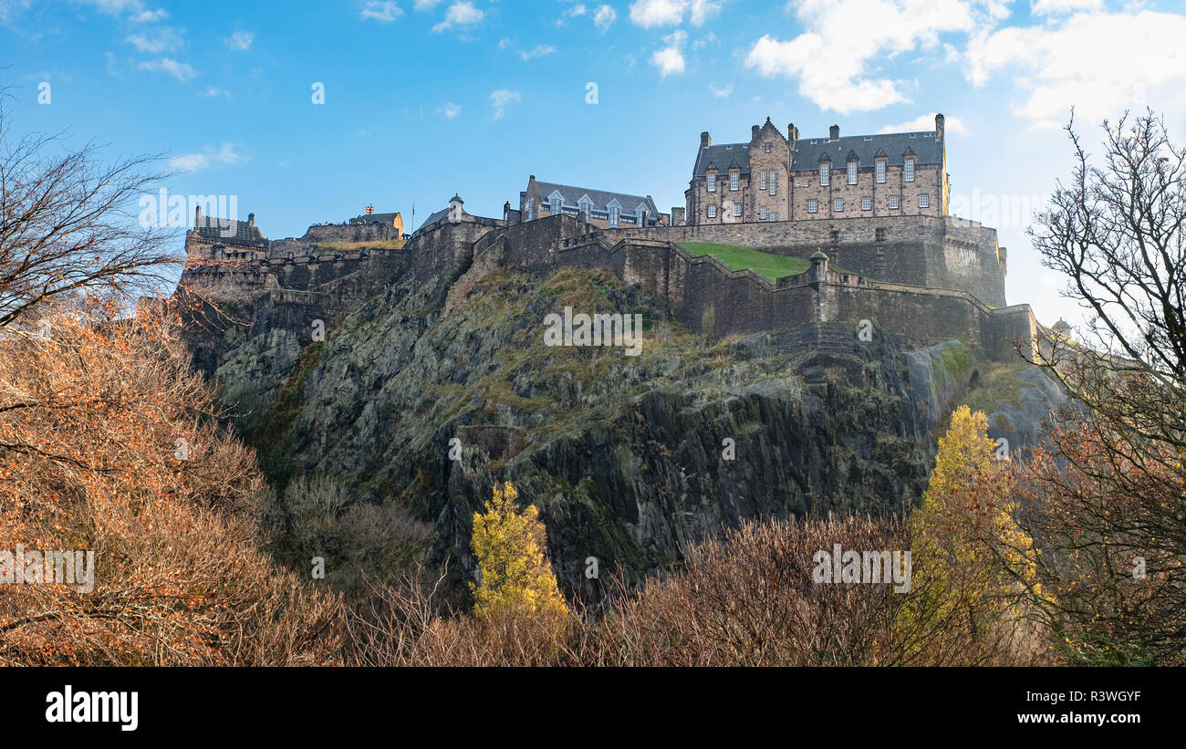 Le Château d'Édimbourg Banque D'Images