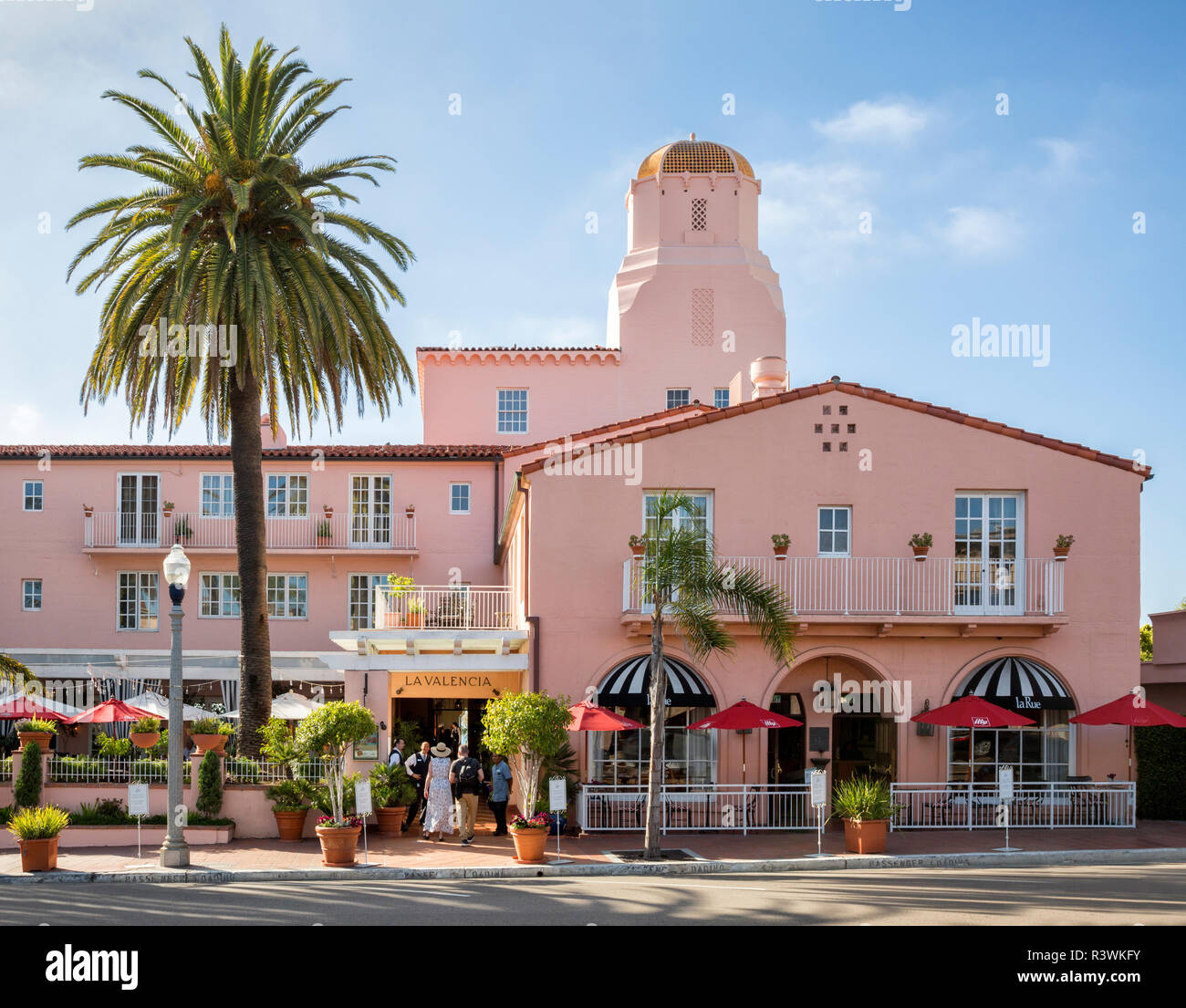 États-unis, Californie, La Jolla. La Valencia Hotel (usage éditorial uniquement) Banque D'Images