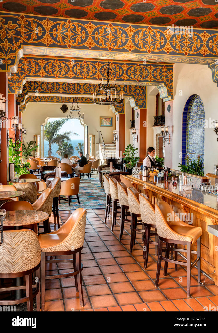 États-unis, Californie, La Jolla. La Sala Lounge dans l'hôtel La Valence (usage éditorial uniquement) Banque D'Images