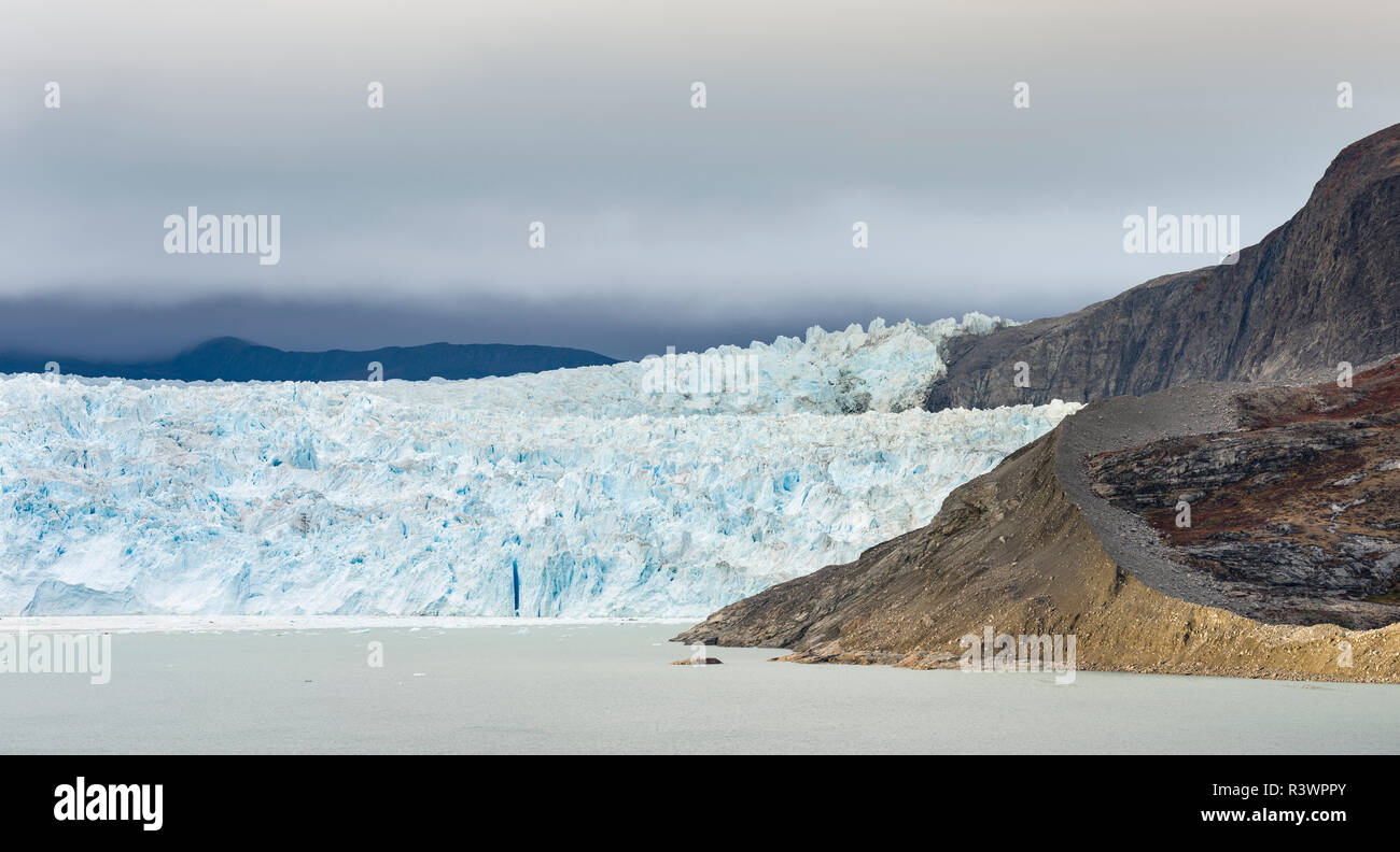 (Eqip Sermia Glacier Eqip) dans l'ouest du Groenland, Danemark Banque D'Images