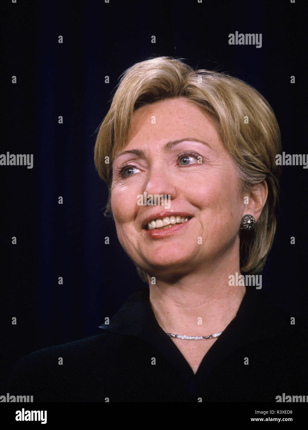 En 2001, Hillary Rodham Clinton Banque D'Images