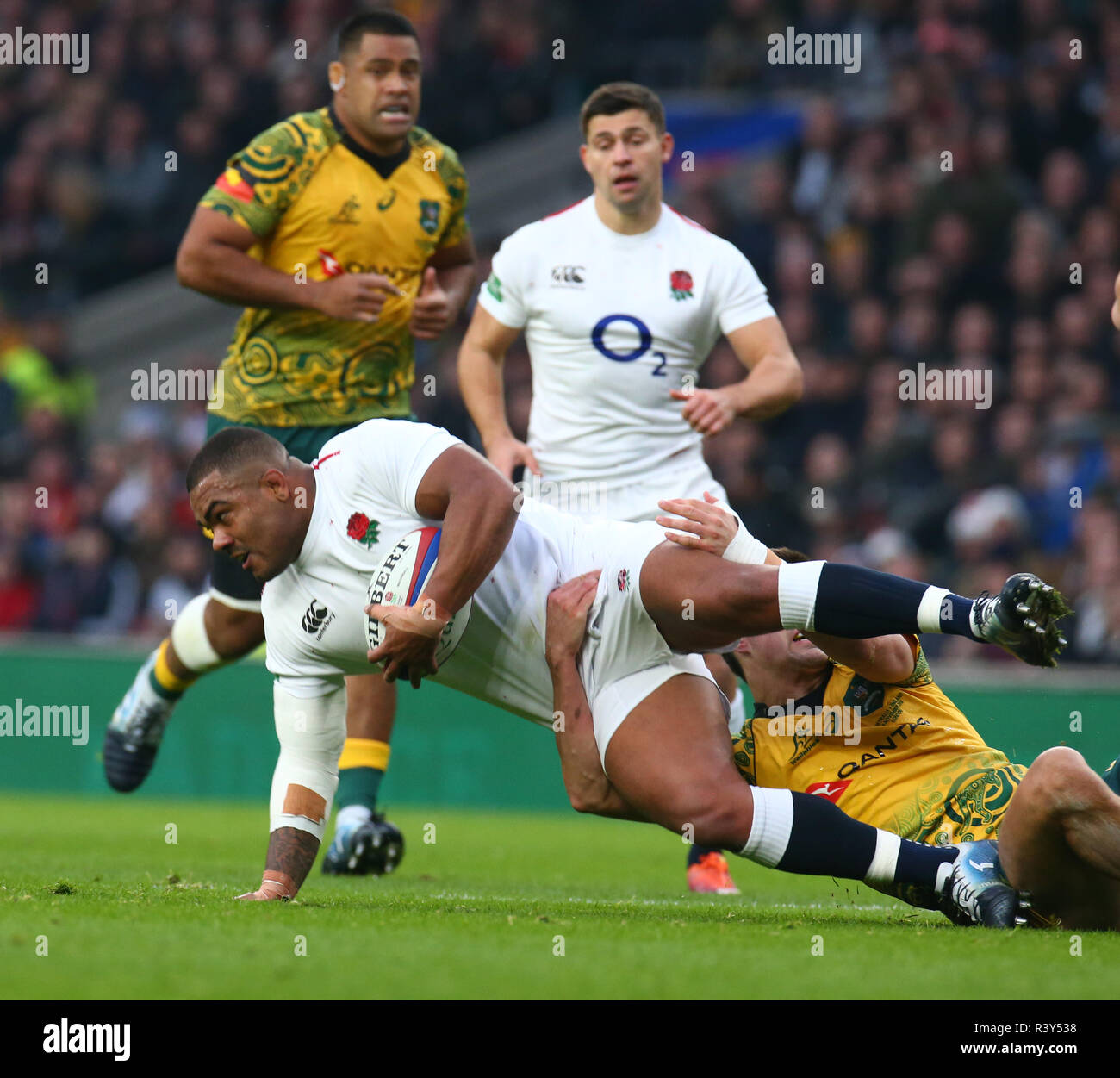 Londres, Royaume-Uni, 24 novembre, 2018 Kyle Sinckler de l'Angleterre pendant 183 International entre l'Angleterre et l'Australie à Twickenham , , Londres, Angleterre le 24 Nov 2018. Action Crédit photo : Action Crédit C Sport Sport Foto/Alamy Live News Banque D'Images Londres, Royaume-Uni, 24 novembre, 2018 Kyle Sinckler de l'Angleterre pendant 183 International entre l'Angleterre et l'Australie à Twickenham , , Londres, Angleterre le 24 Nov 2018. Action Crédit photo : Action Crédit C Sport Sport Foto/Alamy Live News Banque D'Images