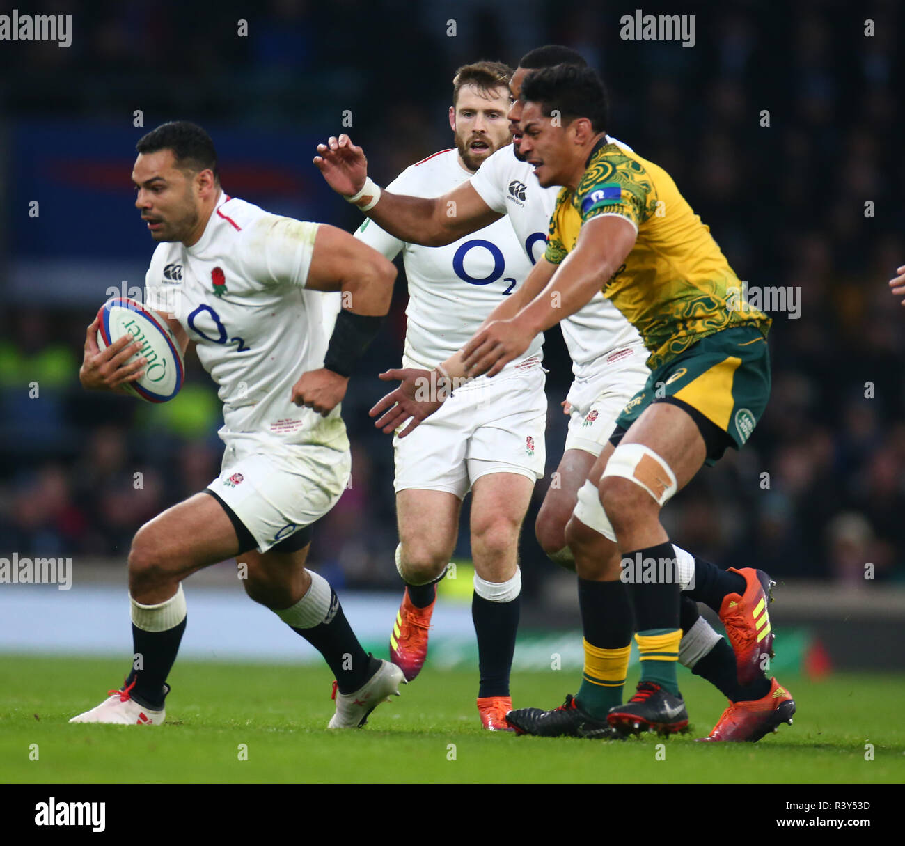 Londres, Royaume-Uni, 24 novembre 2018 Ben Te'o de l'Angleterre pendant 183 International entre l'Angleterre et l'Australie à Twickenham , , Londres, Angleterre le 24 Nov 2018. Action Crédit photo : Action Crédit C Sport Sport Foto/Alamy Live News Banque D'Images Londres, Royaume-Uni, 24 novembre 2018 Ben Te'o de l'Angleterre pendant 183 International entre l'Angleterre et l'Australie à Twickenham , , Londres, Angleterre le 24 Nov 2018. Action Crédit photo : Action Crédit C Sport Sport Foto/Alamy Live News Banque D'Images