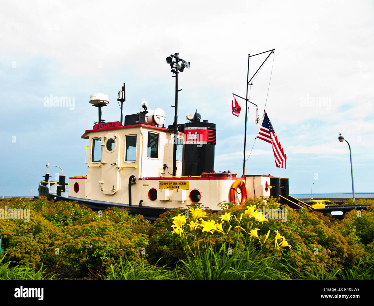 USA (Minnesota), Duluth, Tall Ships Festival 2016 Historique, US Army Corps of Engineers Tugboat Bayfield Banque D'Images