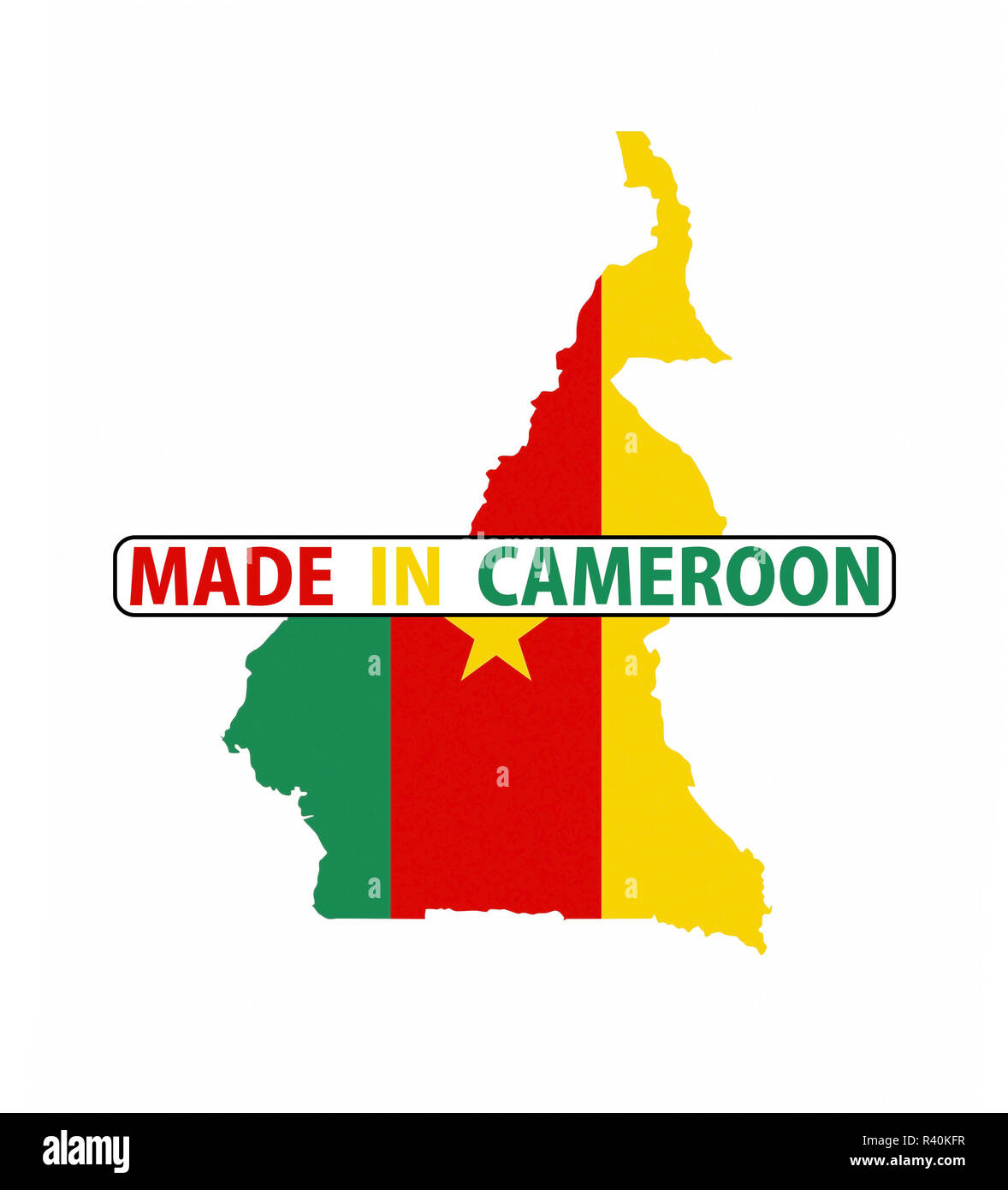 Faites au Cameroun Banque D'Images