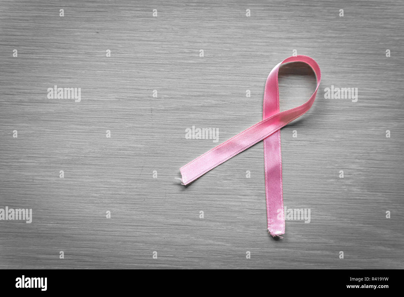 Breast cancer ribbon en rose Banque D'Images