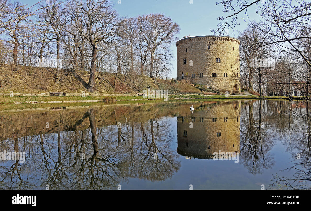 Chenil à Goslar derrière l'étang kahn Banque D'Images