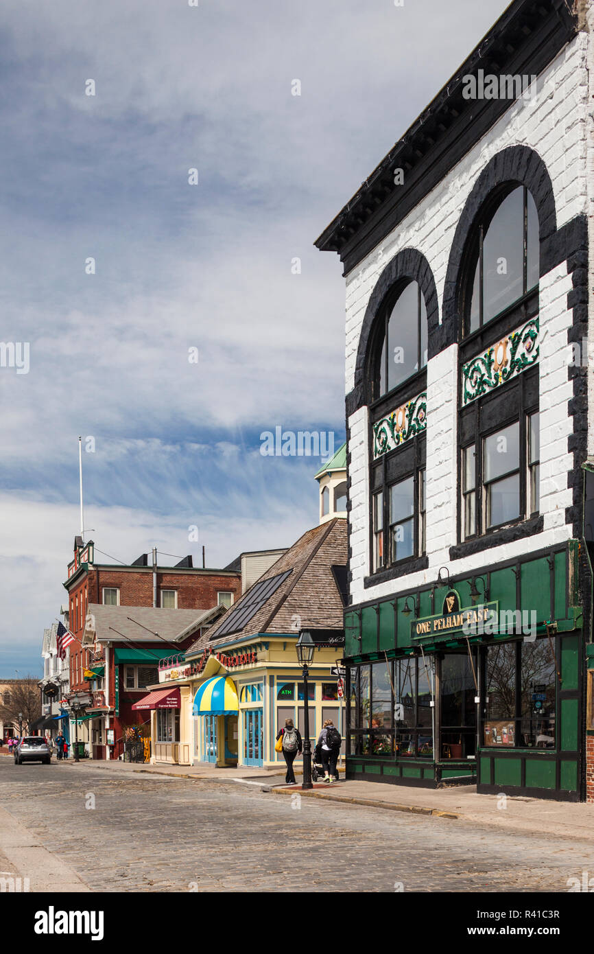 USA, Rhode Island, Newport, Thames Street Banque D'Images
