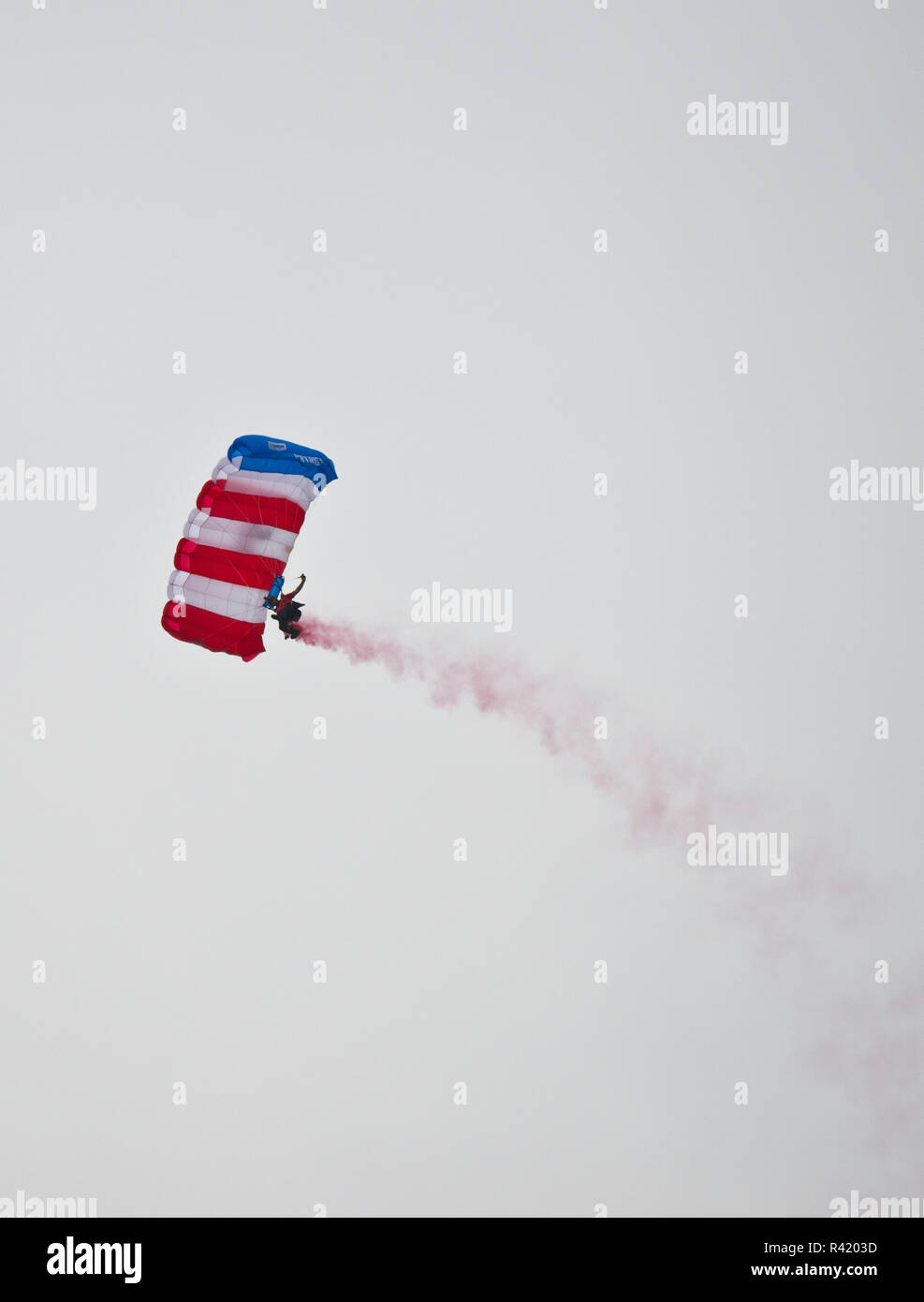 USA (Wisconsin), Oshkosh AirVenture 2016, l'Équipe de parachutistes, Patriot Banque D'Images