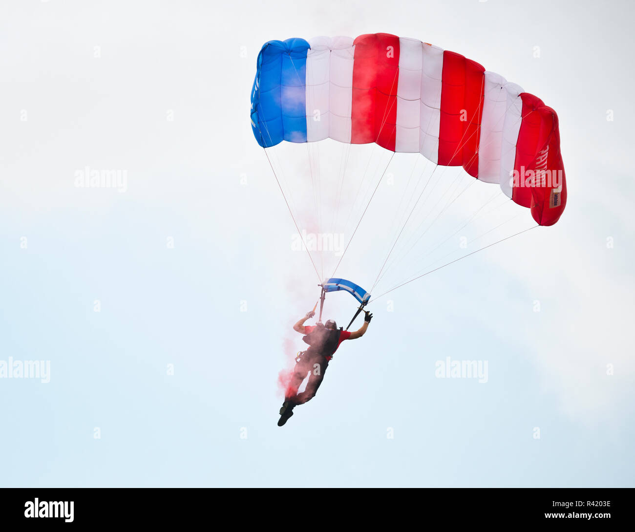 USA (Wisconsin), Oshkosh AirVenture 2016, l'Équipe de parachutistes, Patriot Banque D'Images