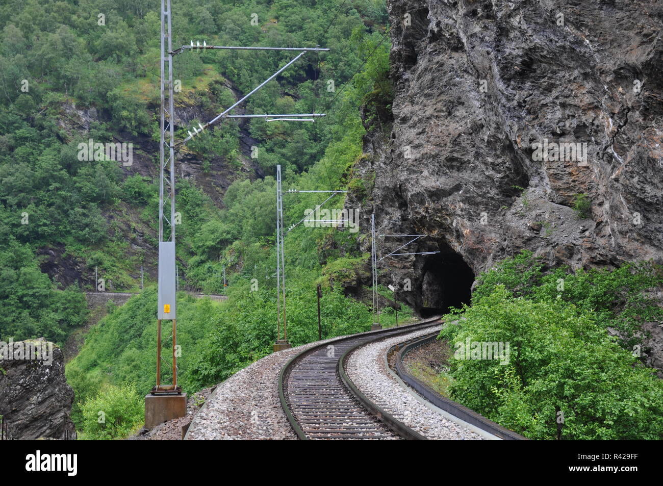 Flam railway,fer,rails,voie de chemin de fer Banque D'Images