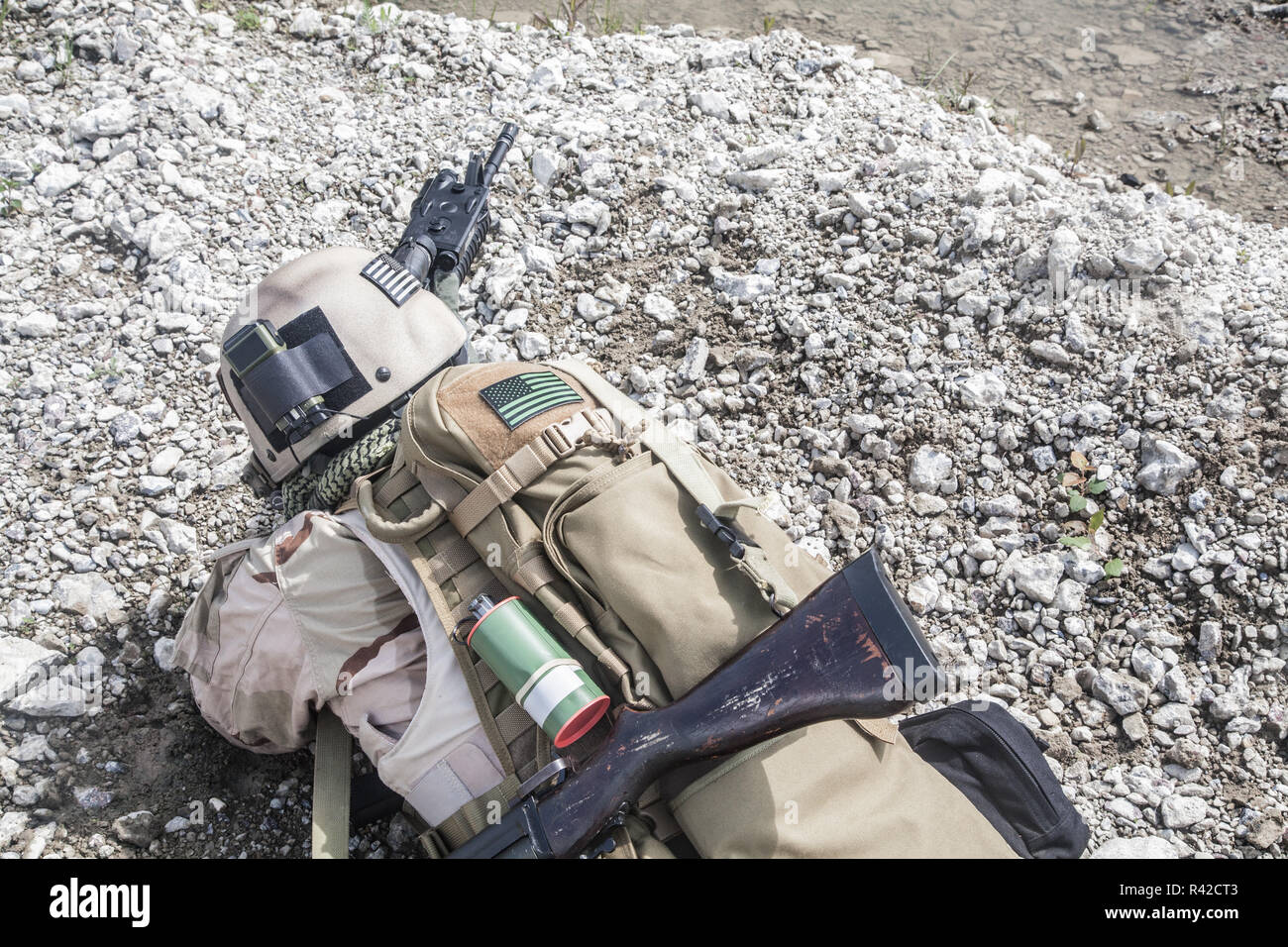 Navy SEAL en action Banque D'Images