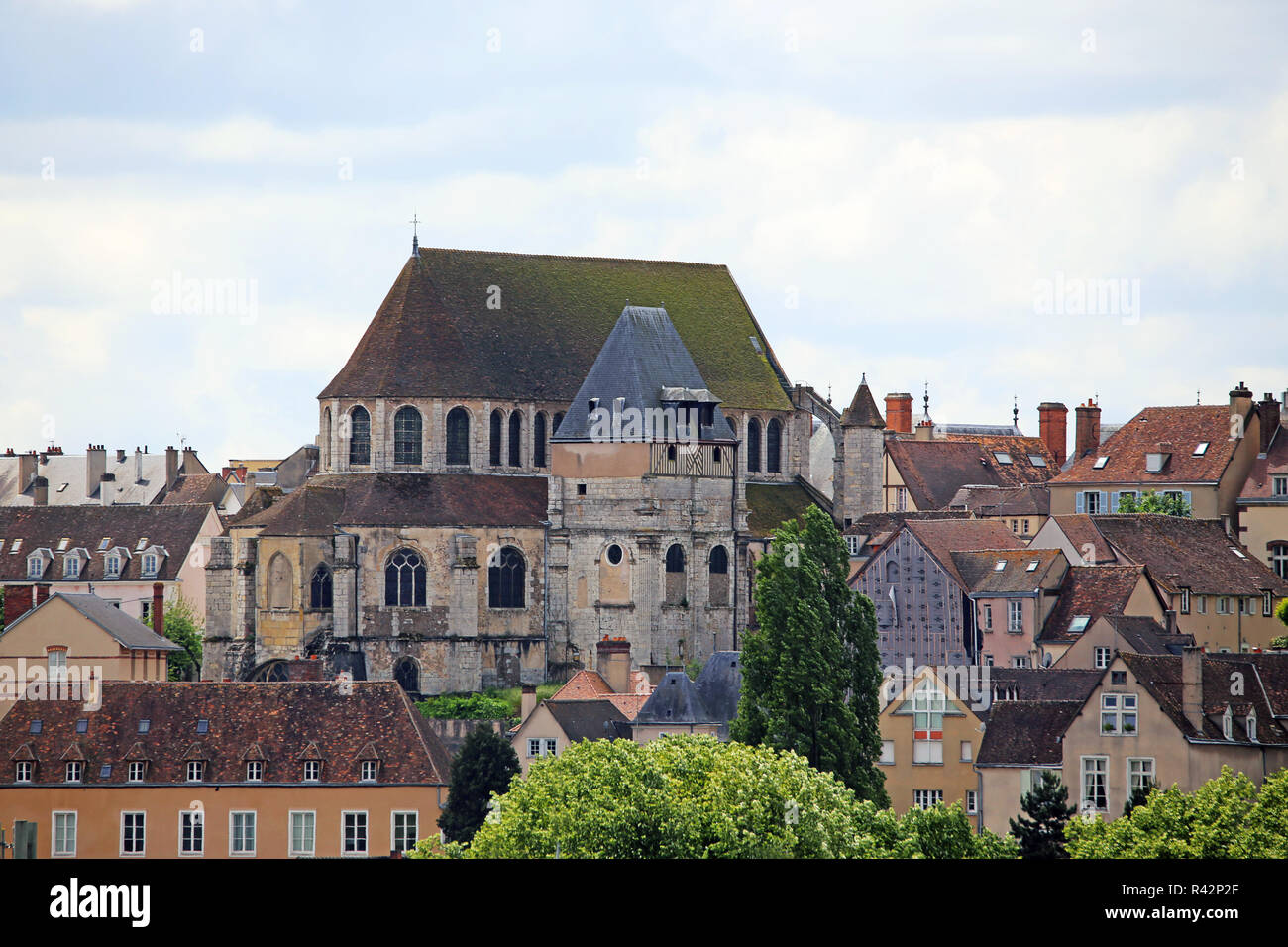 Ã©glise saint-aignan de Chartres Banque D'Images