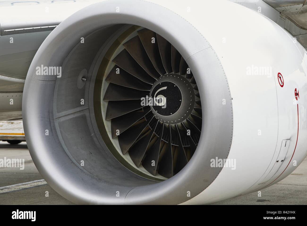 Turbine à jet libre Banque D'Images