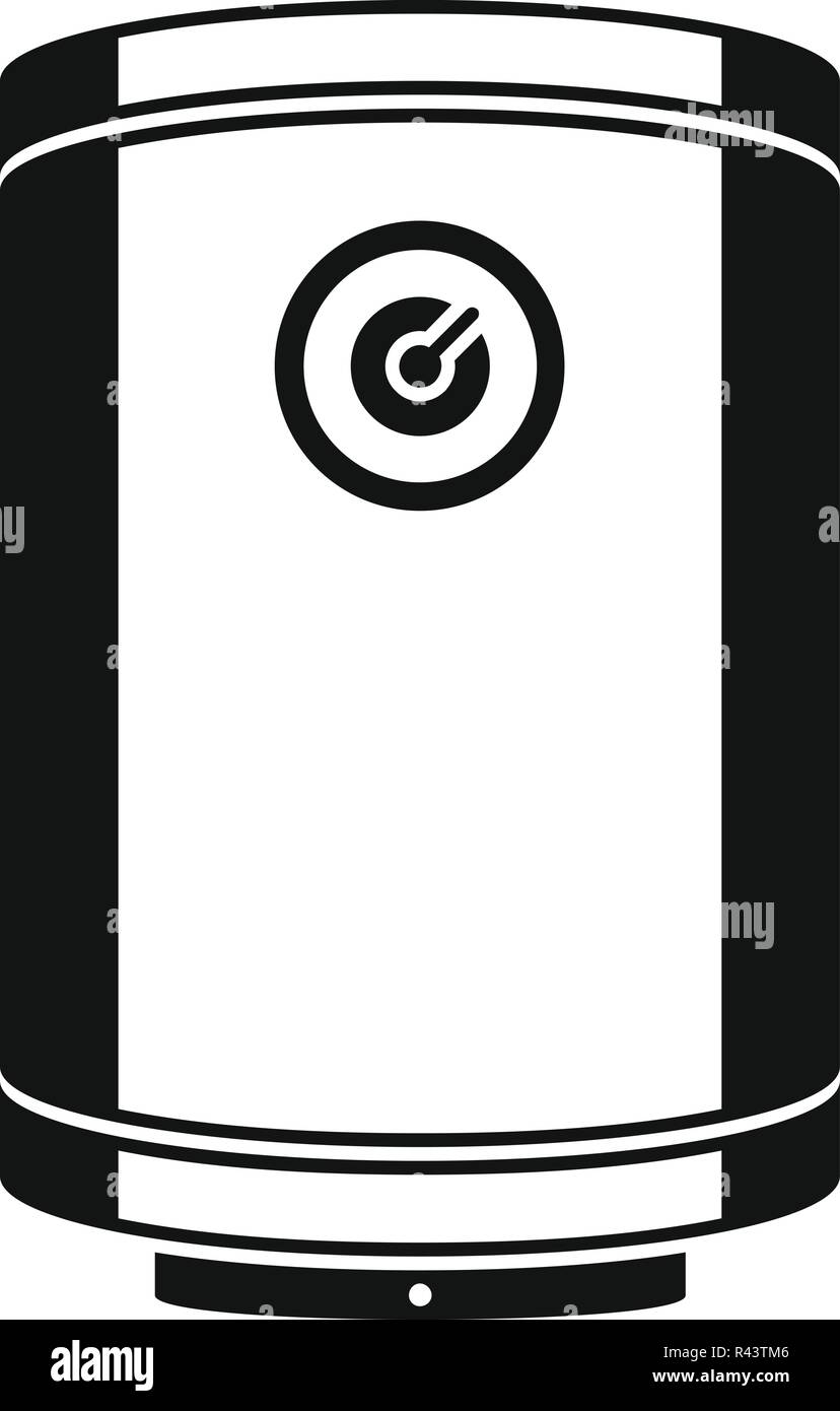 L'icône de la chaudière. Simple illustration de l'icône vecteur chaudière pour la conception web isolé sur fond blanc Illustration de Vecteur