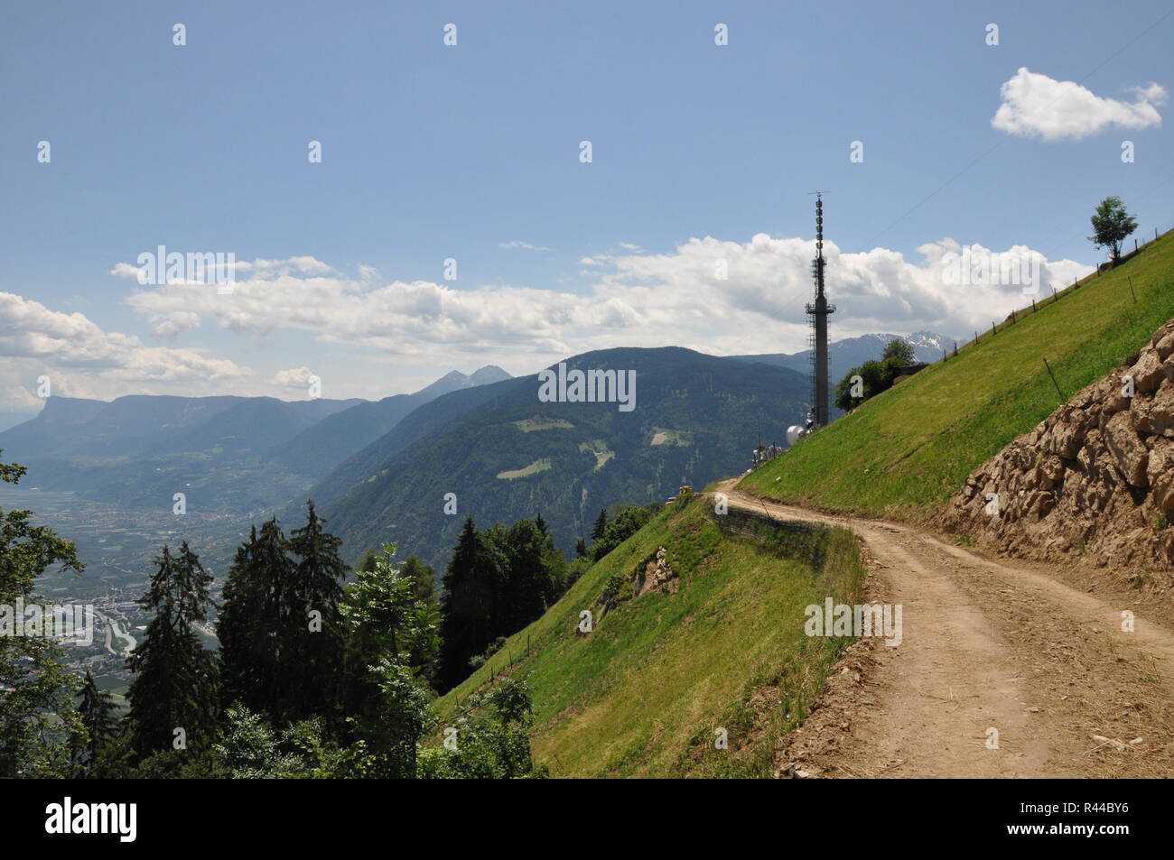 Courage émetteur sur merano Banque D'Images