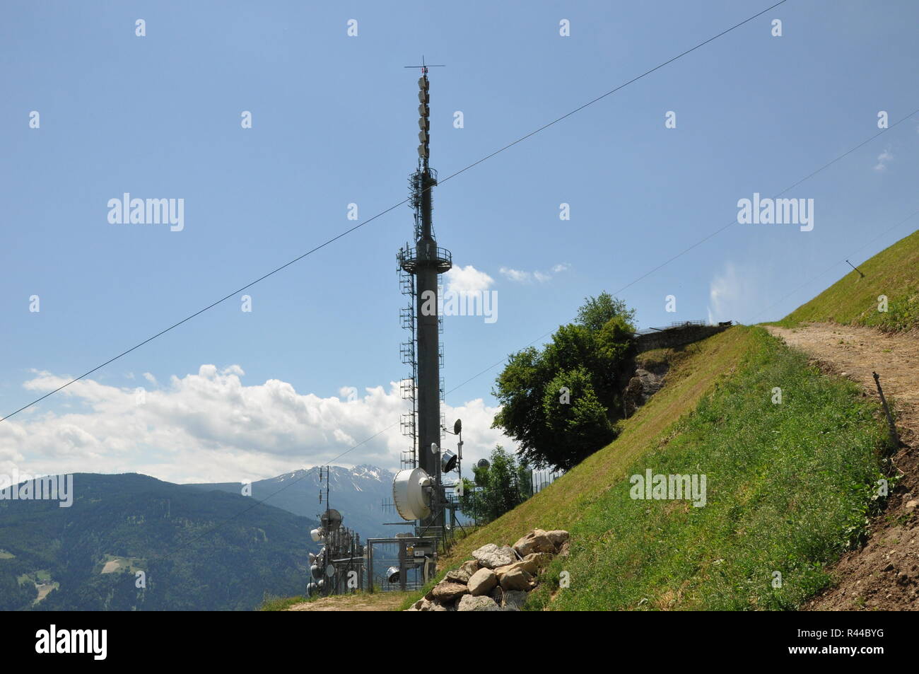 Courage émetteur sur merano Banque D'Images