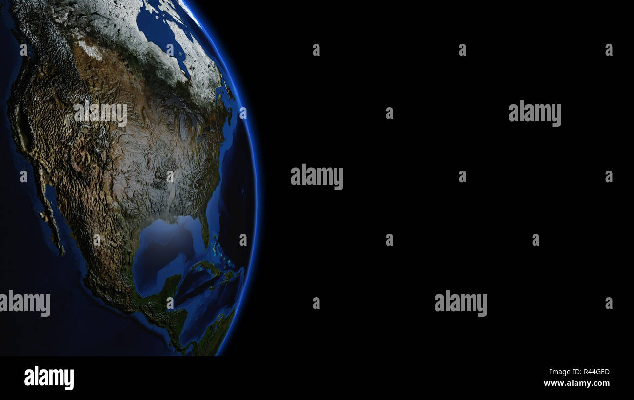 La planète Terre à l'univers ou l'espace, de la Terre et de la galaxie dans une nébuleuse nuages Banque D'Images