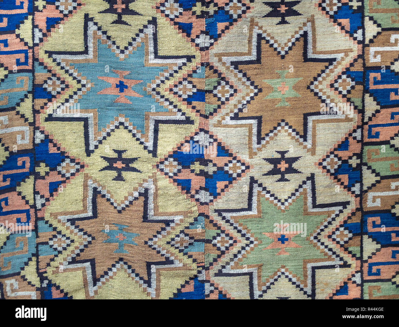 Moldave traditionnel vieux tapis, texture d'arrière-plan Banque D'Images