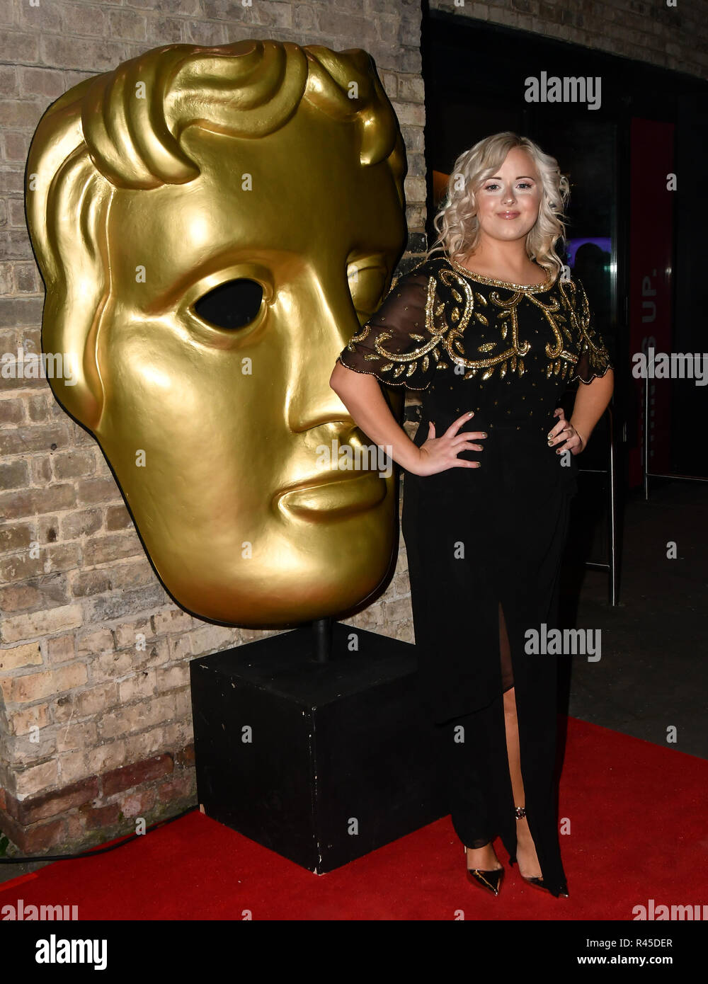 Katie Thistleton arrivers à la Children's BAFTA Awards 2018 au Roundhouse le 25 novembre 2018, Londres, Royaume-Uni. Banque D'Images