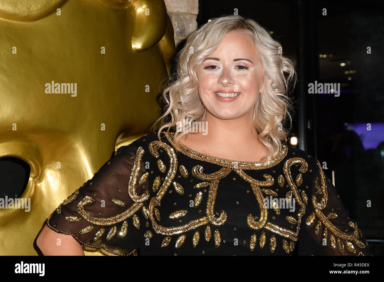 Katie Thistleton arrivers à la Children's BAFTA Awards 2018 au Roundhouse le 25 novembre 2018, Londres, Royaume-Uni. Banque D'Images