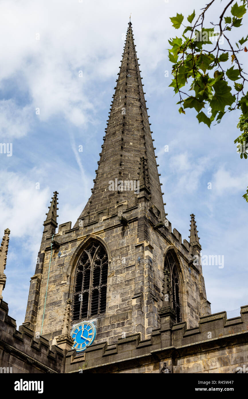 L'église cathédrale Saint Pierre et Saint Paul, Sheffield, Sheffield (cathédrale), Church Street, Sheffield, Royaume-Uni Banque D'Images