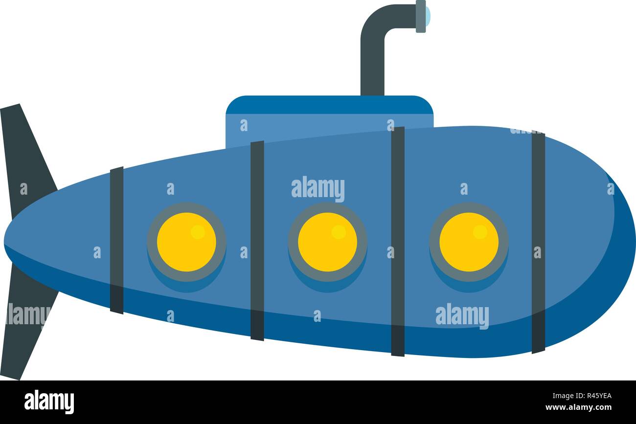 L'icône de sous-marin nautique. Illustration de télévision sous-marin nautique icône vecteur pour web isolated on white Illustration de Vecteur