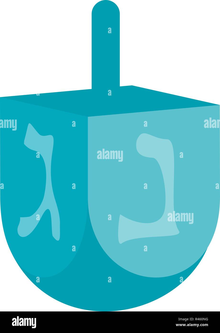 Icône dreidel juif. Télévision illustration de l'icône vecteur dreidel juif pour web isolated on white Illustration de Vecteur