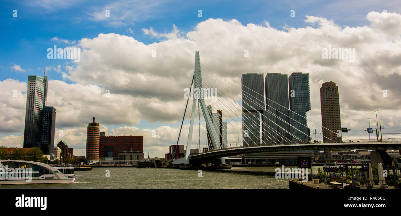 Vue de Rotterdam Banque D'Images