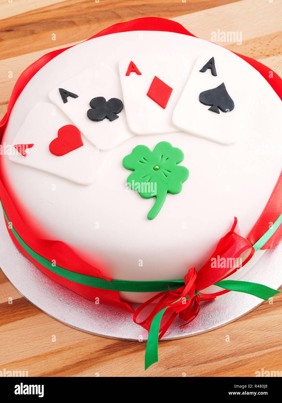 Cake Poker Photo Stock Alamy