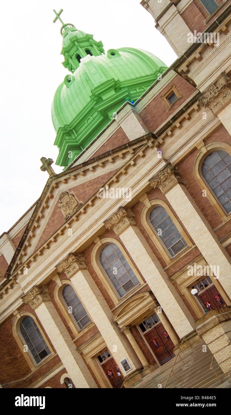 Le Cœur immaculé de Marie Church, située à Pittsburgh, Pennsylvania's Polish Hill, est l'une des plus anciennes églises de la ville. Banque D'Images