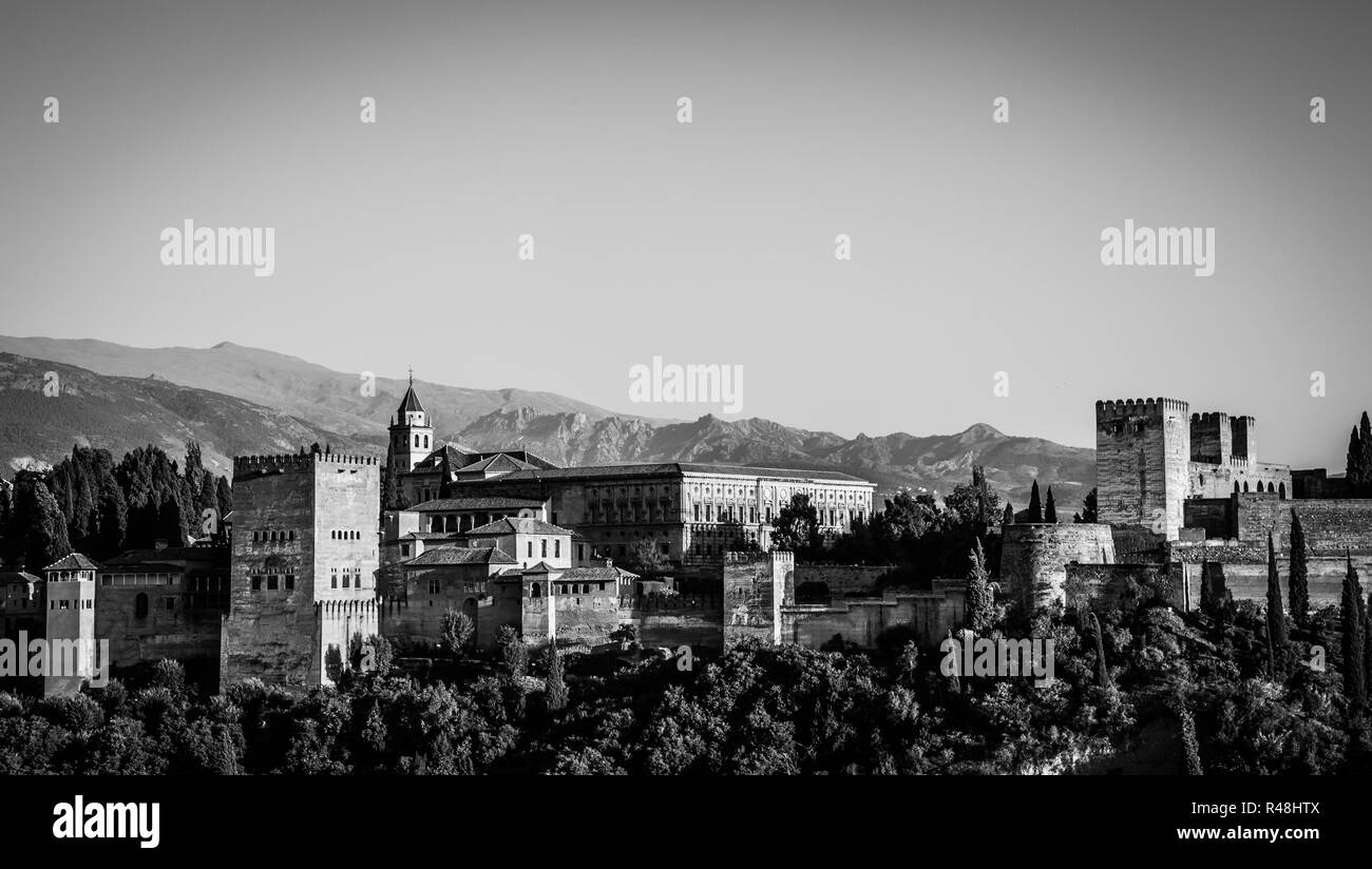 Alhambra de Grenade - Espagne Banque D'Images