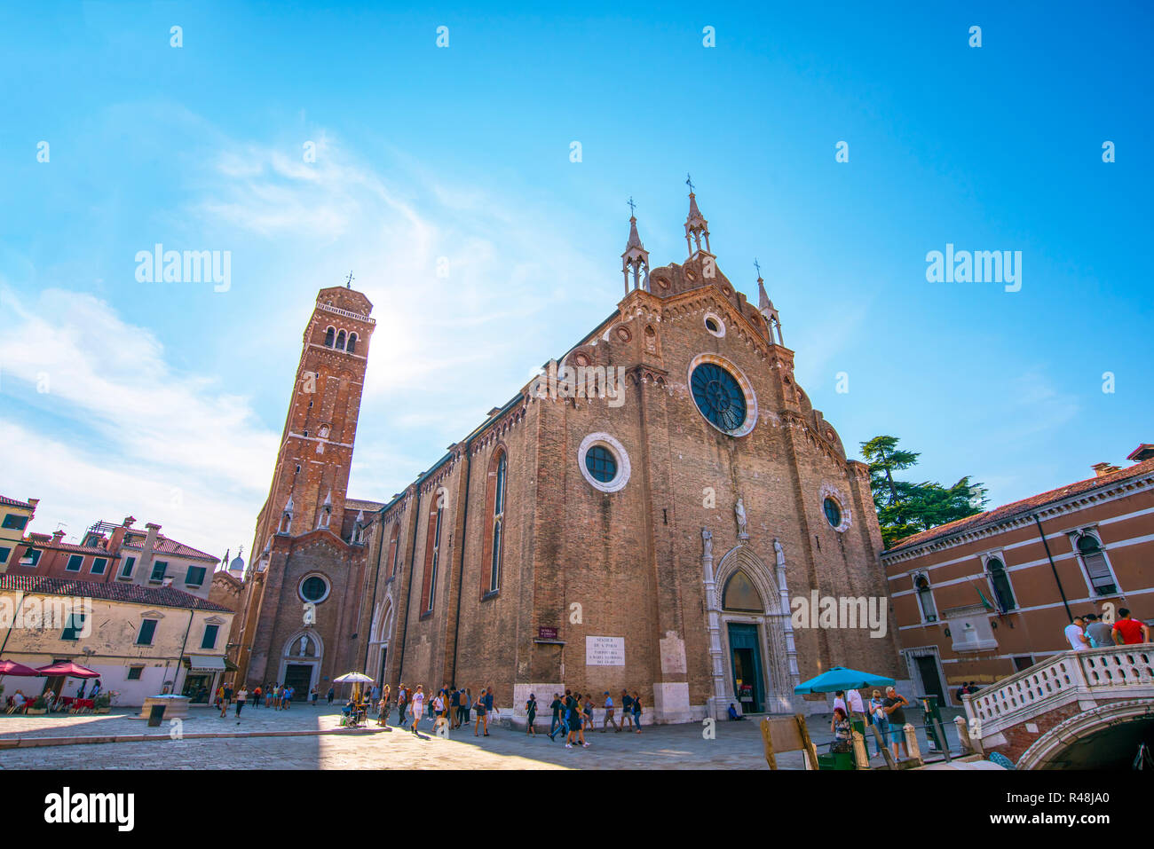 Venise. Septembre 2018 L'Italie. Basilica di Santa Maria Gloriosa dei Frari Banque D'Images