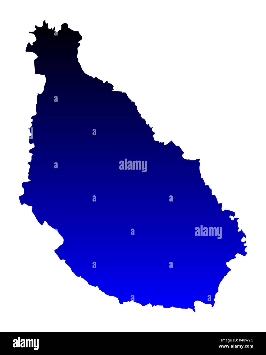 Plan de Santiago Banque D'Images