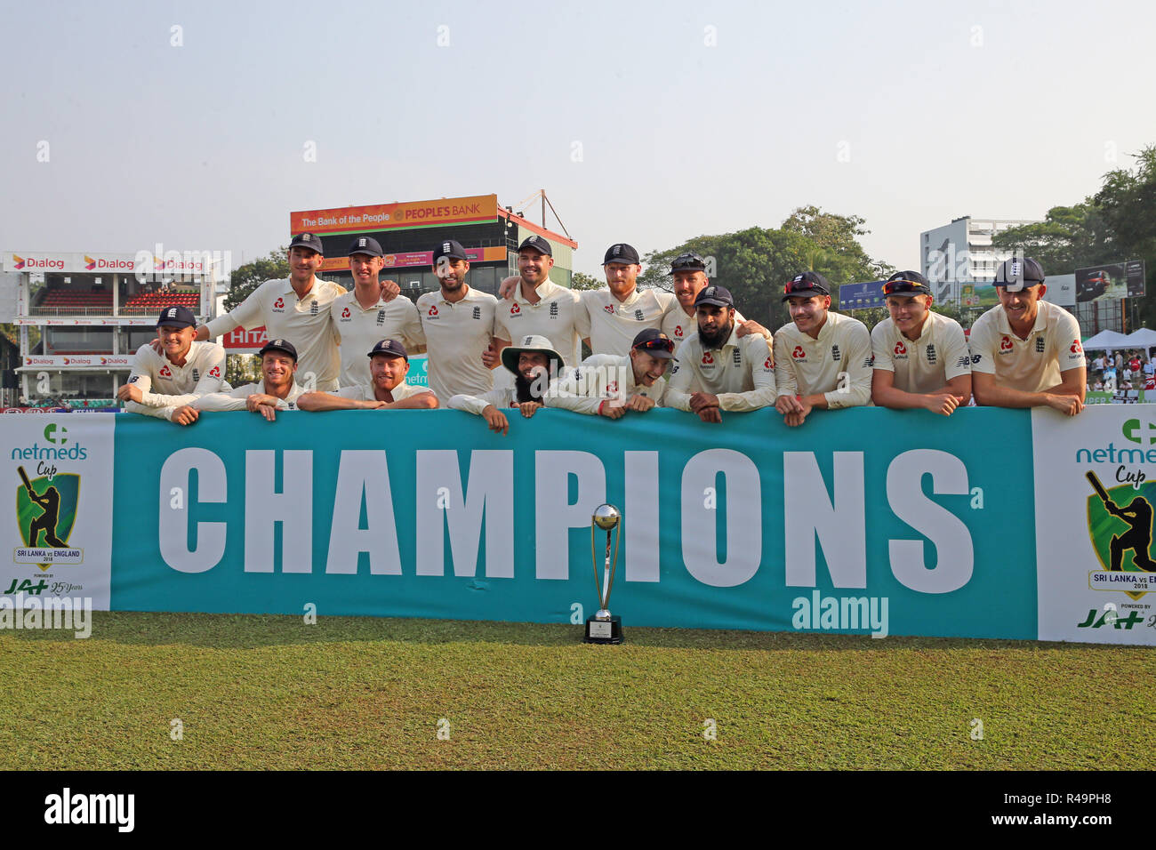 Colombo, Sri Lanka. 26 novembre 2018, Sinhalese Sports Club Sol, Colombo, Sri Lanka ; International Test Cricket, le troisième test, jour 4, Sri Lanka contre l'Angleterre, l'Angleterre gagne la série : Action Crédit Plus Sport Images/Alamy Live News Banque D'Images