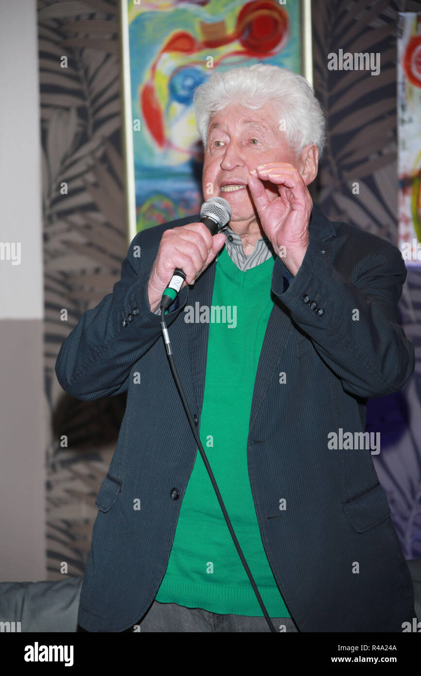 Gotthilf Fischer, Talk Kult Eiscafe, Hambourg, 17.04.2016 Banque D'Images