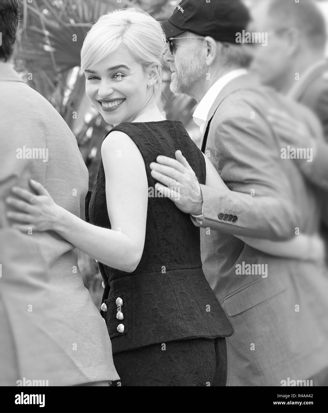 CANNES, FRANCE - 15 MAI 2018 : Emilia Clarke au 'Solo : Une histoire de la guerre des étoiles' photocall au cours de la 71e édition du Festival de Cannes (photo par Mickael Chavet) Banque D'Images